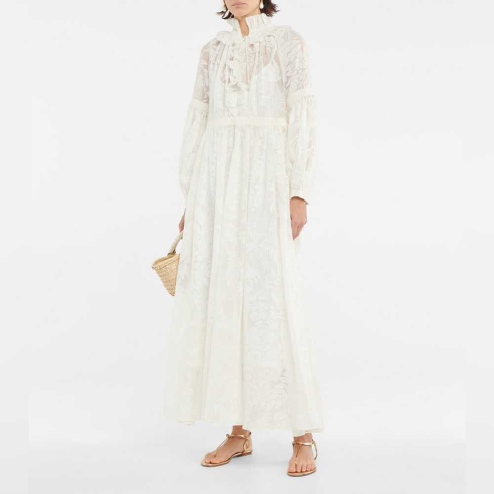 NWOT Zimmermann Tropicana Lantern Floral Maxi Dress